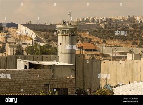 Israeli security wall, Bethlehem, West Bank, Palestine, Israel Stock ...