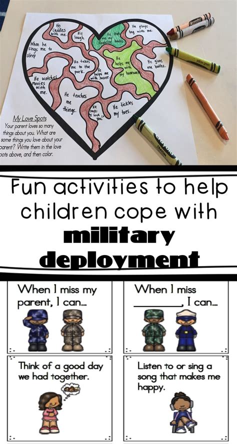 Military Deployment Coping Activities | Military deployment, Military ...