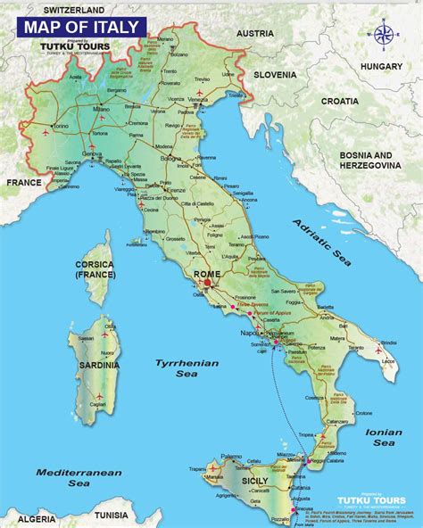 TUTKU TOURS - ITALY MAPS