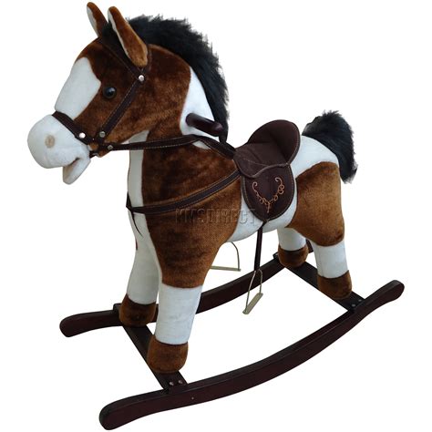 New Children Rocking Horse With Sound Great Traditional Toy Small ...