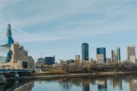 August 5 2022 - Winnipeg Manitoba Canada - Downtown Winnipeg City ...