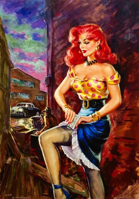 Sale 12X18 Giclee DAMES of Noir PULP Art pinup Detective FBI | Etsy