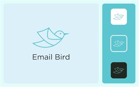 Premium Vector | Message bird premium logo