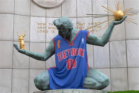 Under new rules, the Spirit of Detroit will be showing a lot less team ...