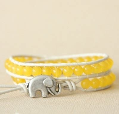 the elephant makes this simple bracelet perfect! | Elephant bracelet, Leather jewelry, Amazing ...