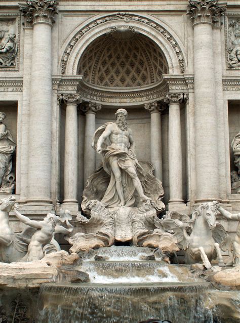 Trevi Fountain Neptunus Sculpture Free Stock Photo - Public Domain Pictures