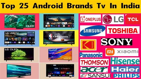 Top 25 Android Tv Brands In India | Best Android Tv Brands In India. - YouTube