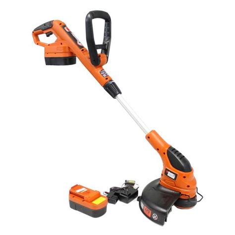 Black & Decker NST2118R 18V Cordless 12" Electric Grass Lawn Trimmer Edger : NST2118R-RB