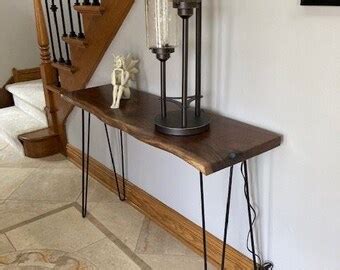 Live-edge Entryway Table - Etsy