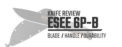 ESEE 6P-B PLAIN EDGE SURVIVAL KNIFE REVIEW - High Speed BBs