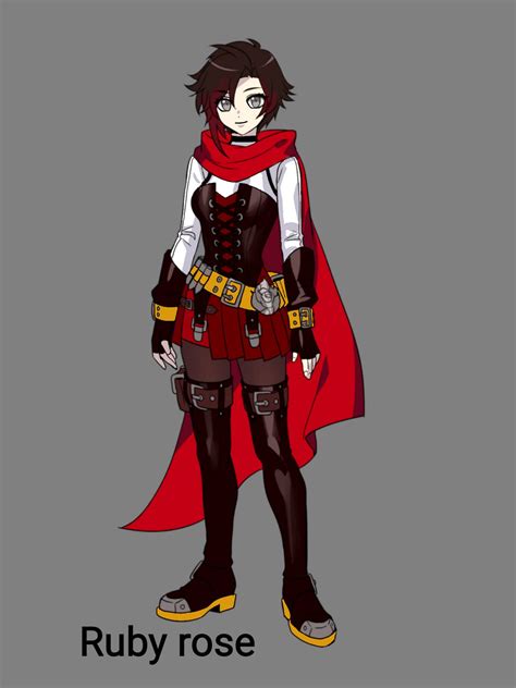 rwby volume 7 ruby rose recolor by bradyhickman on DeviantArt