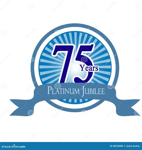 Platinum jubilee stock illustration. Illustration of decoration - 38336086