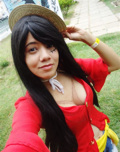 Cosplay Monkey D. Luffy New world female version. One piece | Fantasias ...