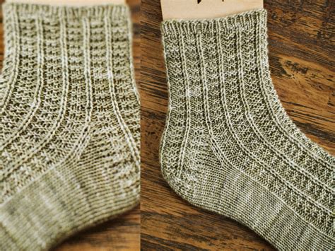 Easy Sock Knitting Pattern With Slip Stitch Detail // Sea Oats - Etsy UK