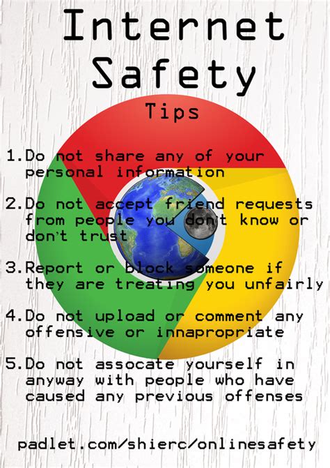 Internet Safety Poster - Digital Portfolio