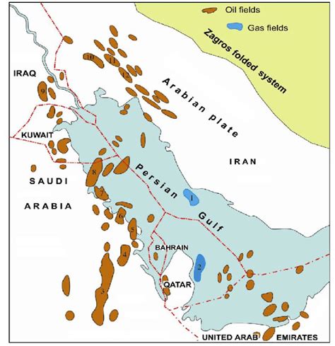 Oil fields in Dezful Embayment, Middle East | Download Scientific Diagram