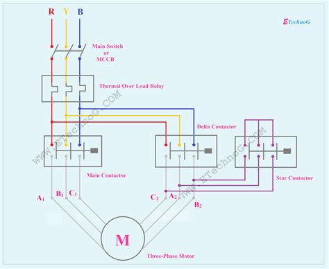 Delta Connection Circuit Diagram