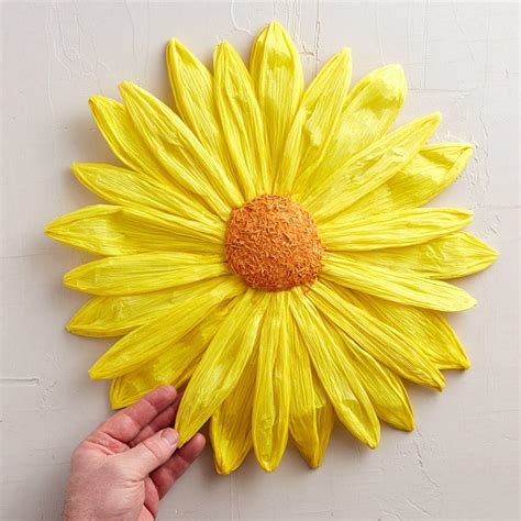 Craft Paper Yellow Display Daisy - Spring and Easter - Holiday Crafts