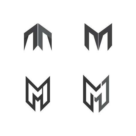 Download M Letter Logo Template m font logo design for business set logo for free in 2022 | Font ...