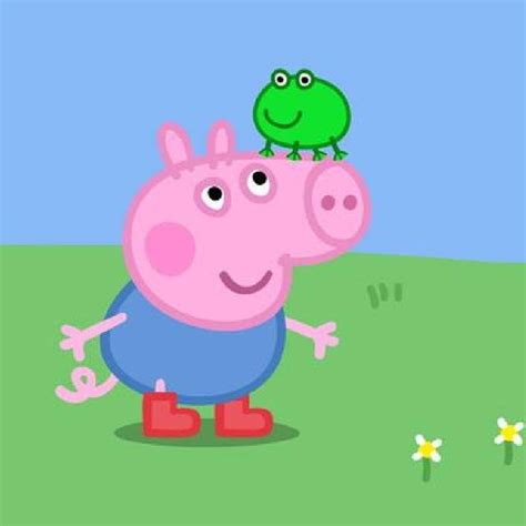 happy george 🐷🐸 #peppapig #peppa #georgepig | Peppa pig wallpaper, Peppa pig memes, Pig memes