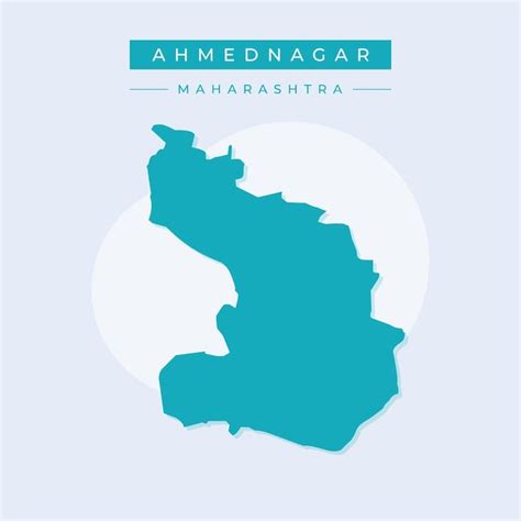 Premium Vector | Map of ahmednagar city map vector illustration vector ...