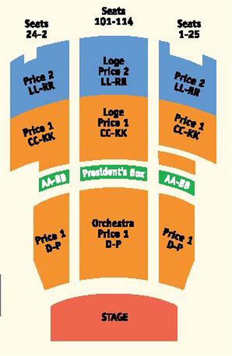 Rialto Theatre Seating Chart