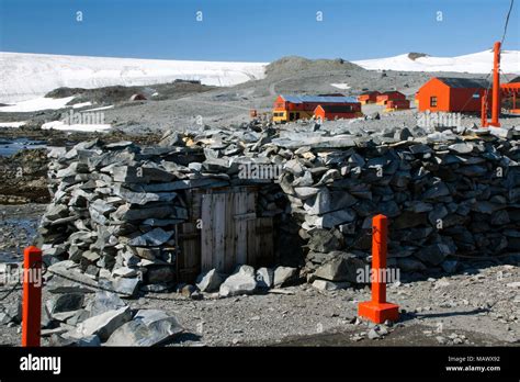 Esperanza base Antarctica, buildings at the research center Stock Photo - Alamy