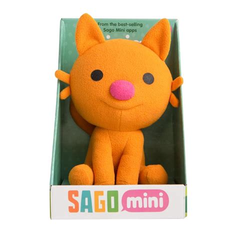 Spin Master - Sago Mini Sago Mini Jinja The Cat Plush Stuffed Toy Animal