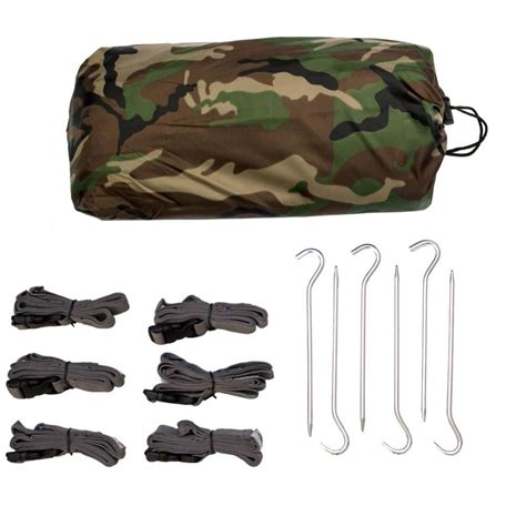 Heavy Duty Camo Tarp Camping Tarpaulin Kit | GEAR OUT HERE