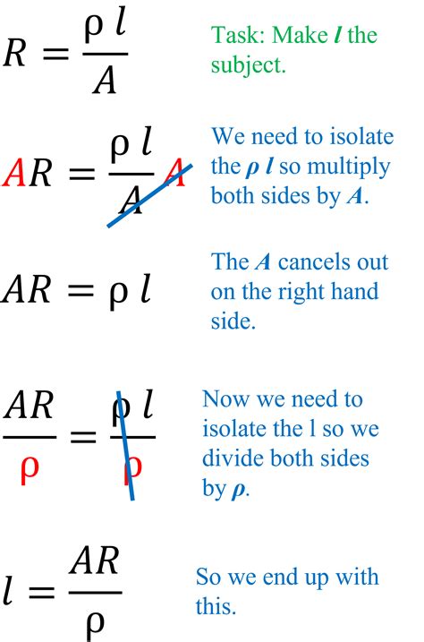 Transposition of Formulae