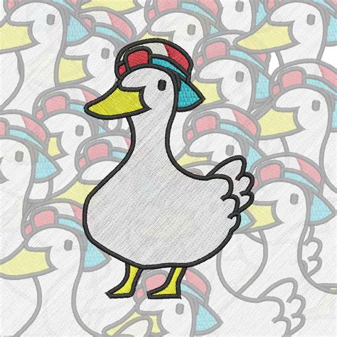 Dancing Duck Meme Embroidery Design digital File - Etsy