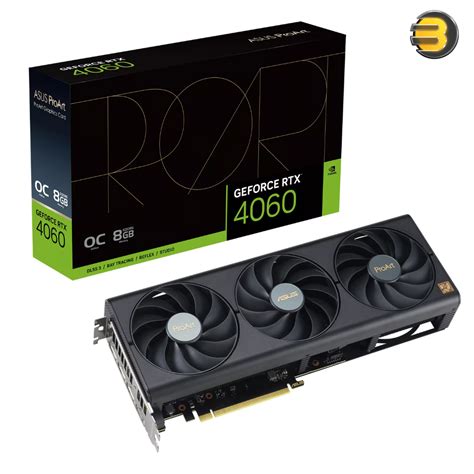 ASUS RTX 4060 ProArt OC Edition 8GB GDDR6 Graphics Card — PCIe 4.0, 8GB ...