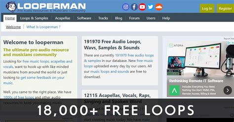 18,000+ Free Loops From Looperman - Get Free Loops