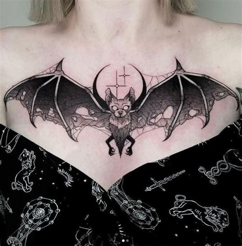 Bat Drawing Tattoo