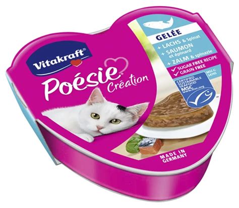 VITAKRAFT POESIE JELLY salmon/spinach 85g /cat | Wasserman.eu