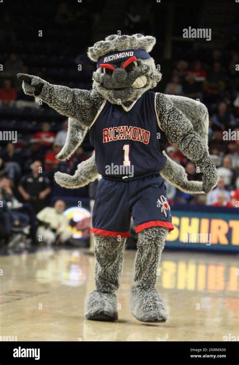 RICHMOND, VA - NOVEMBER 14: Richmond Spiders mascot during the game between the Vanderbilt ...