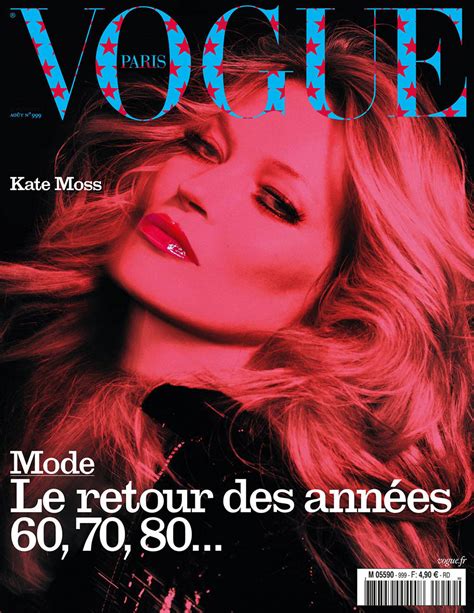 Kate Moss covers Vogue Paris August 2019 by Inez and Vinoodh - fashionotography