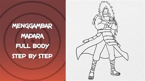 How to Draw Madara Full body - Step by Step - YouTube