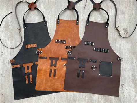 Bring Your "A" Game to Your BBQ with These Personalized Leather Chef's ...