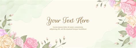 Beautifull floral backdrop banner background 1998004 Vector Art at Vecteezy