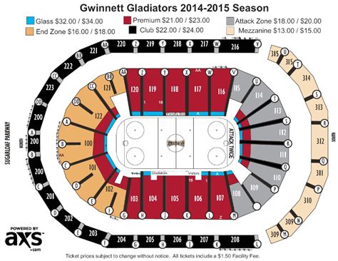 Gwinnett Center :: Gwinnett Gladiators