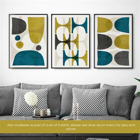 Abstract Geometric Wall Art Print By Bronagh Kennedy - Art Prints | notonthehighstreet.com