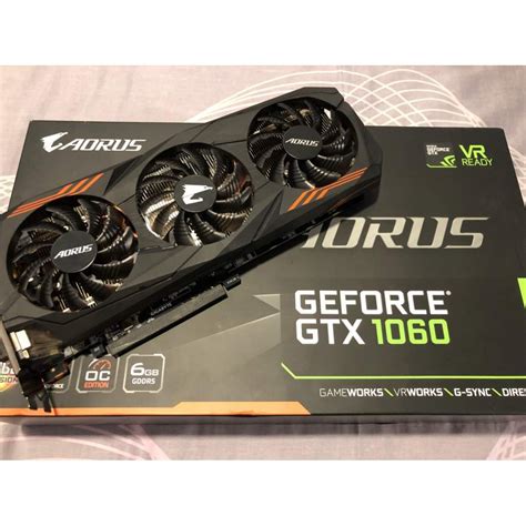 Gigabyte AORUS GTX 1060 6GB / GTX1060, Computers & Tech, Parts ...