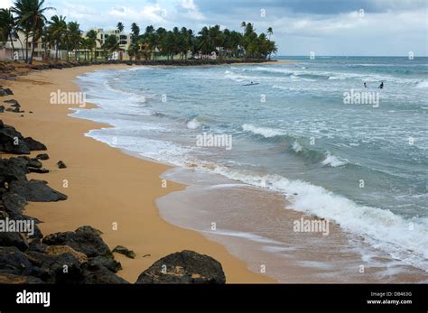 Beach at Luquillo, Puerto Rico Stock Photo - Alamy