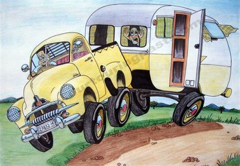 caravanning cartoons - Google Search | Caravan pictures, Caravan, Vintage travel trailers