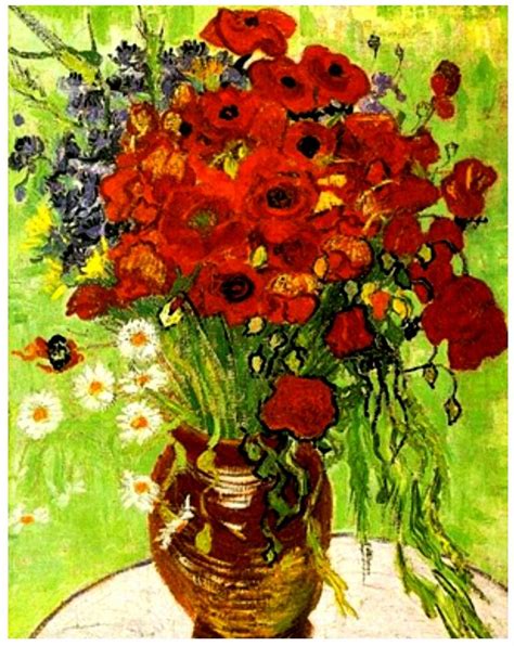 Red Poppies and Daisies (1886): This painting was by Vincent van Gogh ...