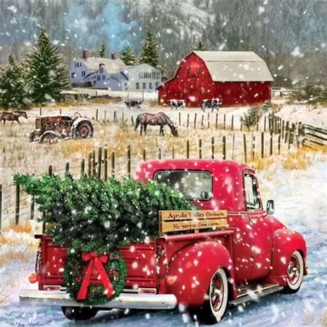 List Of Little Red Christmas Truck Wallpaper For Pc 2022