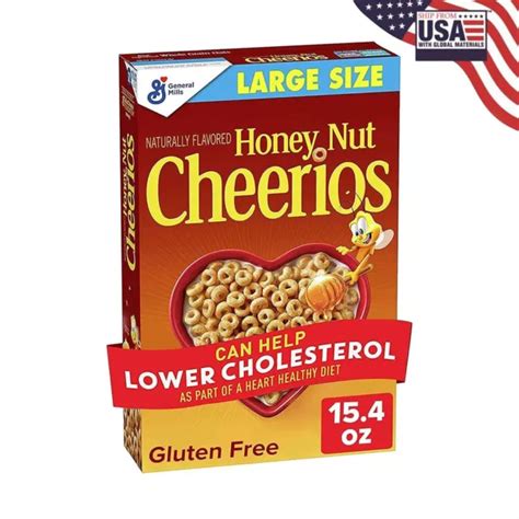 CHEERIOS HONEY NUT Cheerios Heart Healthy Breakfast Cereal, Gluten Free Cerea... $6.85 - PicClick