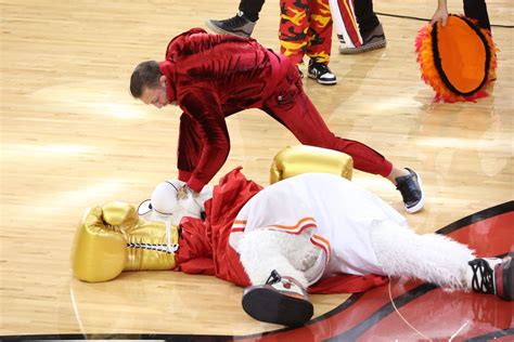 Conor McGregor nocauteia mascote do Miami Heat em final da NBA | combate | ge