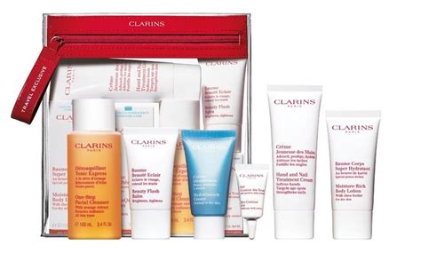 Clarins Travel Skincare Set | Groupon Goods